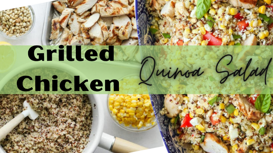 Quinoa Salad with Grilled Chicken and Vegetables