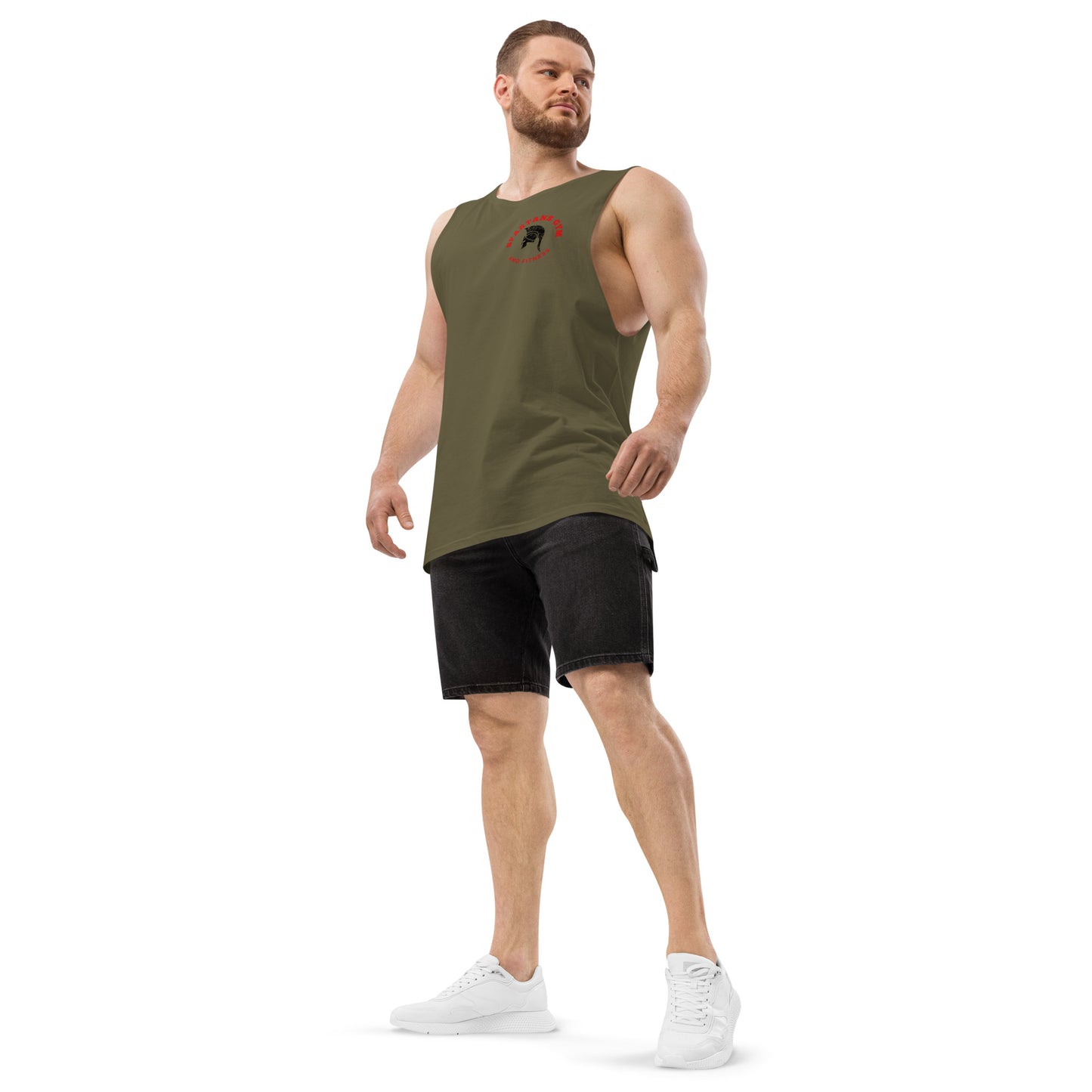 Men’s drop arm tank top