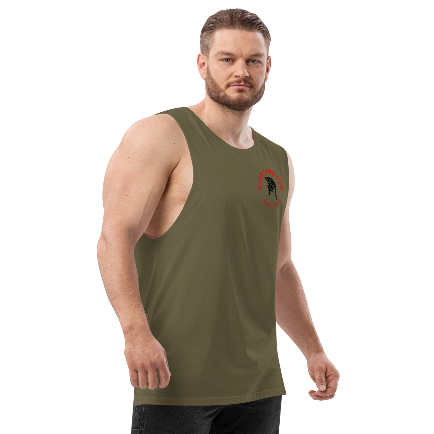 Men’s drop arm tank top