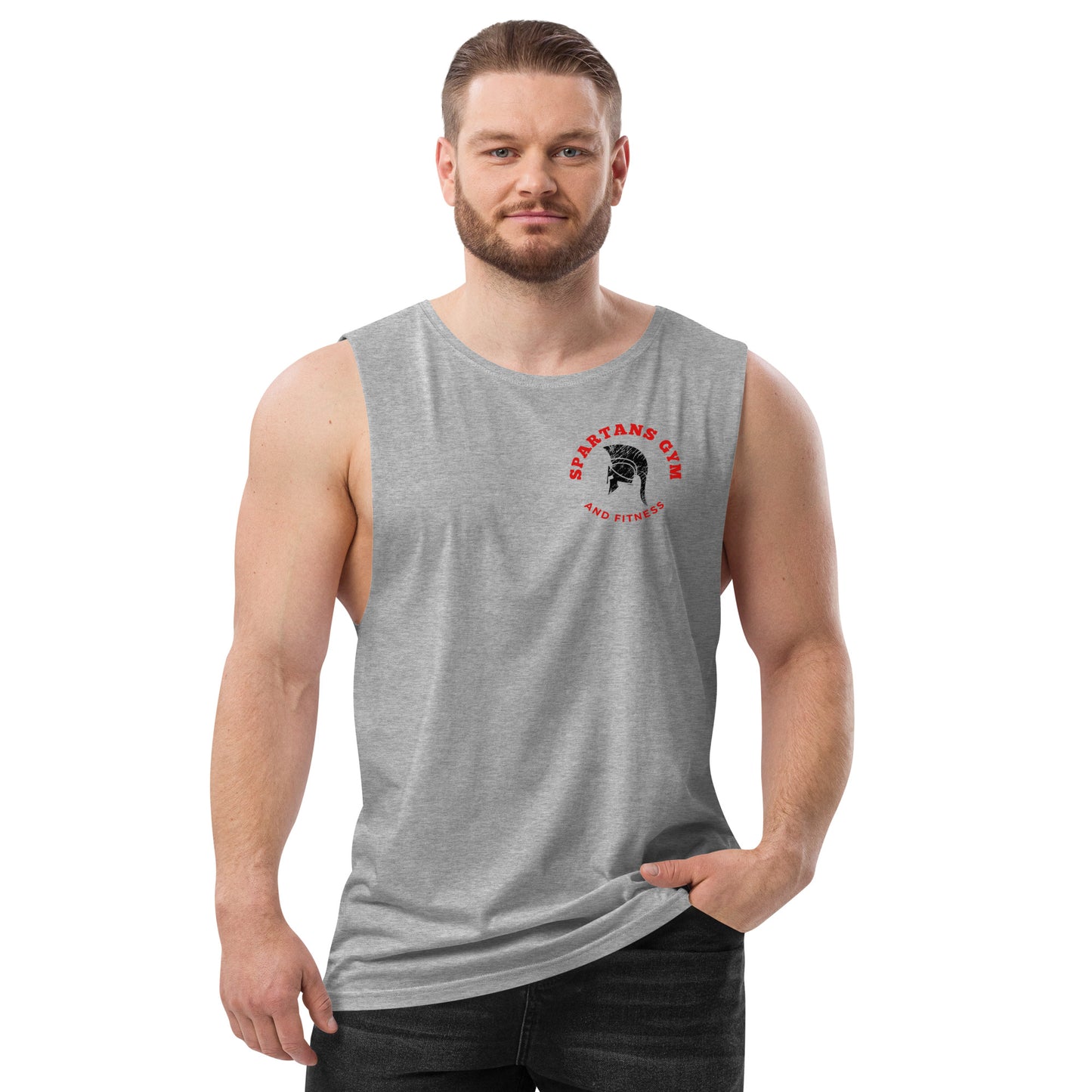 Men’s drop arm tank top