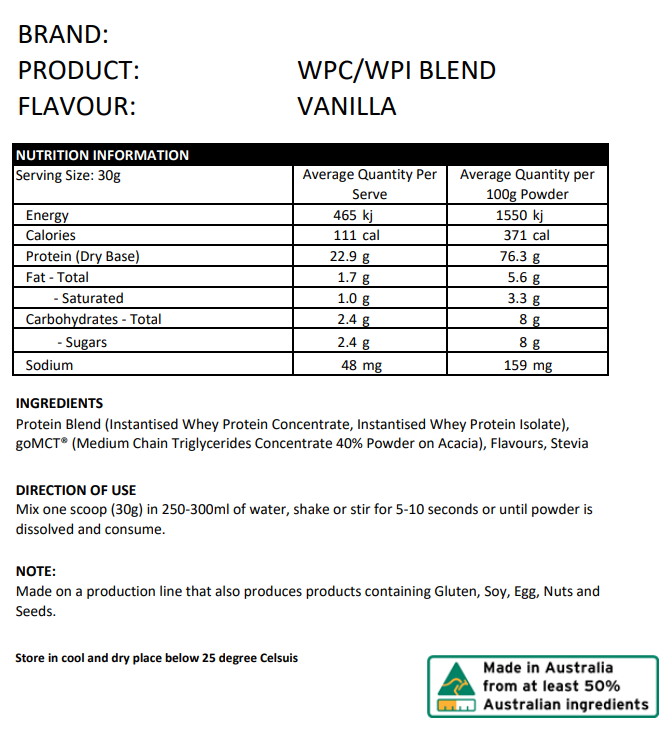 Spartans Warrior Whey Protein
