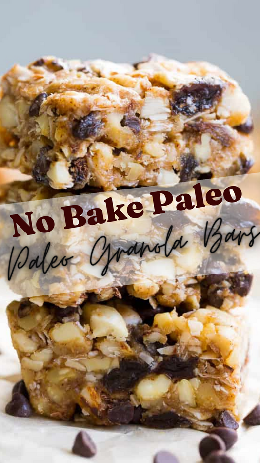 No Bake Paleo Granola Bars