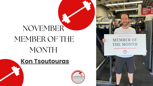 ⭐ MEMBER OF THE MONTH (November) - Kon Tsoutouras⭐