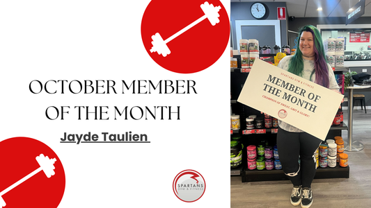 ⭐ MEMBER OF THE MONTH (October) -  Jayde Taulien ⭐