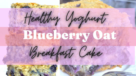 Healthy Yogurt Oat Blueberry Breakfast Cake